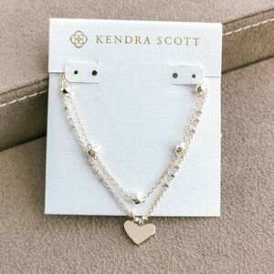 Kendra Scott Ari Heart Multi Strand Necklace, Gold